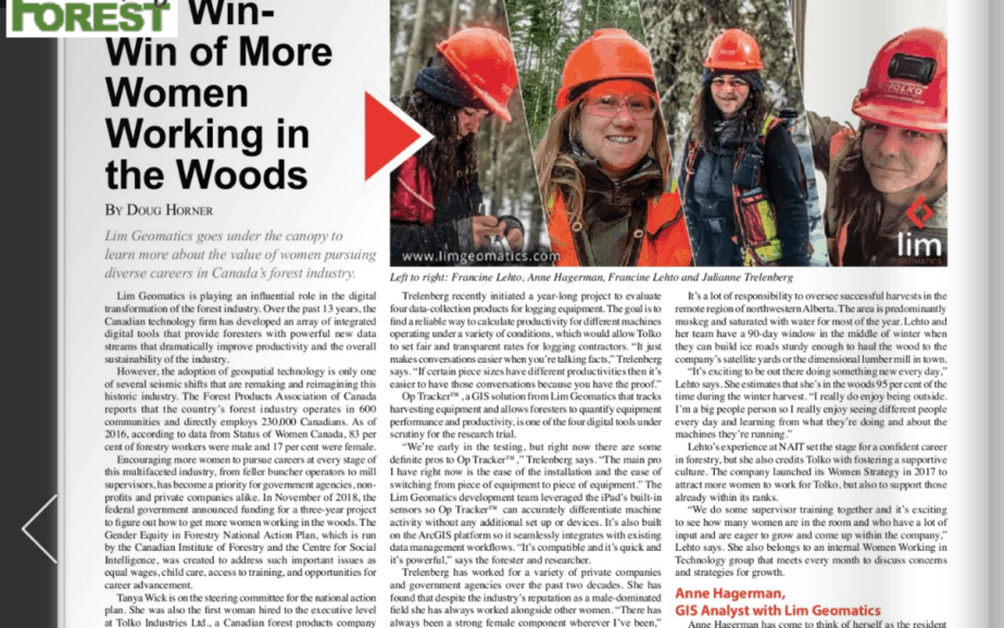 Creating Opportunities for Women in Forestry